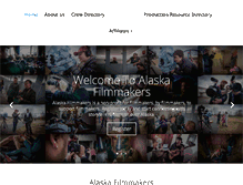 Tablet Screenshot of alaskafilmmakers.com